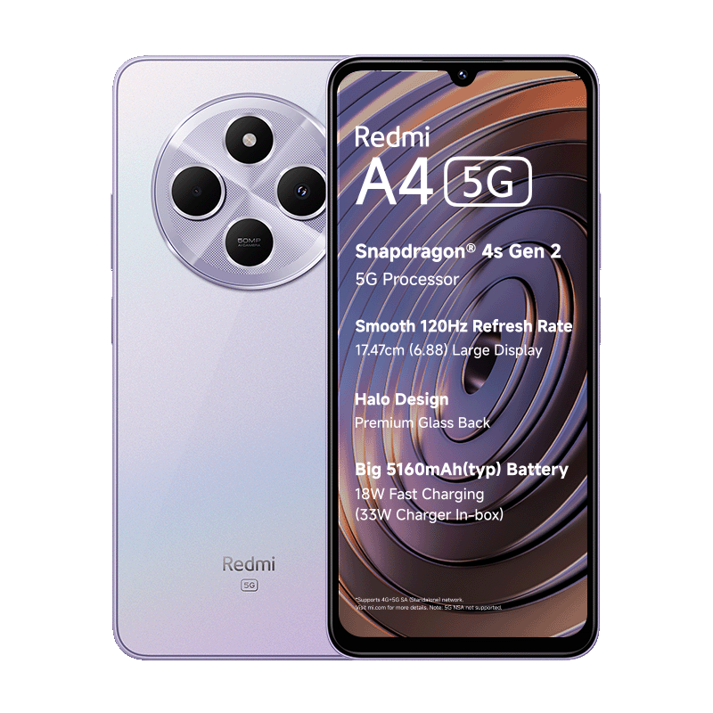 Redmi A4 5G - 8499 INR